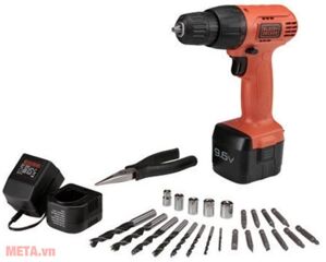 Máy khoan vặn vít Black&Decker CD961PK, dùng pin