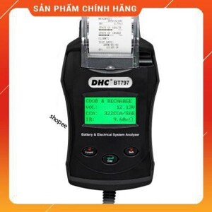 Máy kiểm tra bình ắc qui và in dữ liệu BT797