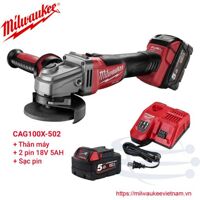 Máy mài góc Milwauke M18 CAG100X-502X