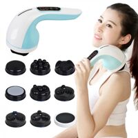 Máy massage cầm tay pin sạc Puli PL-607DC3 - 8 đầu