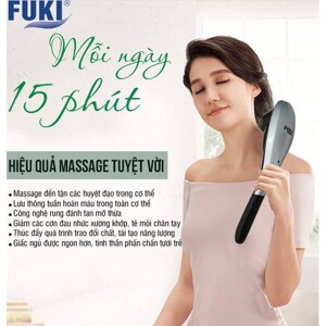 Máy mát xa cầm tay có đèn hồng ngoại Fuki Japan FK-520E