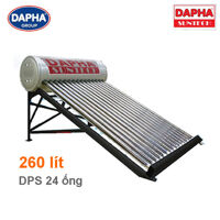 Bình nóng lạnh thái dương năng 260l Dapha Suntech