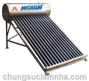 Bình nóng lạnh thái dương năng Megasun 1820KSS Ống dầu