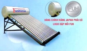 Máy nước nóng năng lượng mặt trời Fushima 130 lít inox bóng