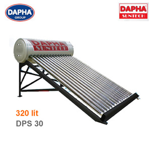 Bình nóng lạnh thái dương năng 320l Dapha Suntech