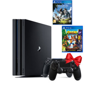 Máy PS4 Pro 1TB  - Horizon Bundle + Crash Bandicoot