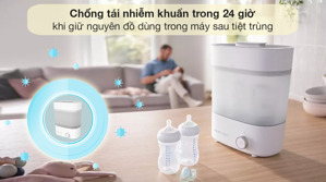 Máy tiệt trùng sấy khô bình sữa Philips Avent SCF293.00