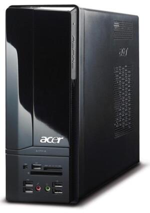 Máy tính để bàn Acer Aspire X1800 (004) - Intel Pentium Dual Core E5300 2.6GHz, 1GB DDR2, 160GB HDD