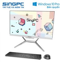 Máy tính để bàn SingPC M24K672-W G6400, RAM 4GB, SSD-256GB, 23.8 FullHD