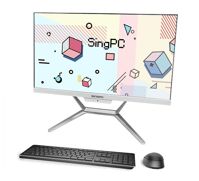 Máy tính để bàn SingPC M24K682-W - Intel Pentiu Gold G6400/G6405 Processor, 4GB RAM, SSD 256GB, 23.8 inch Full HD