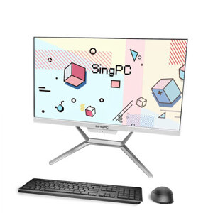 Máy tính để bàn SingPC M24Ki3182-W - Core i3-10100, RAM 8GB, SSD 256GB, 23.8 FullHD