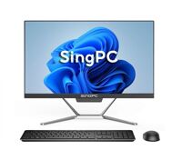 Máy tính để bàn SingPC M22K672-W - Intel Pentium Gold G6400/G6405, RAM 4GB, SSD 128GB, Intel UHD Graphics 610, 21.5 inch