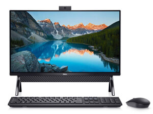 Máy tính để bàn Dell All in One Inspiron 5400 42INAIO540011 - Intel Core i5-1135G7, 8GB RAM, SSD 256GB + HDD 1TB, Intel Iris Xe Graphics, 23.8 inch