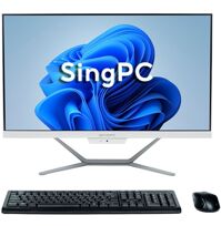 Máy tính để bàn SingPC All in One M22K5672-W - Intel Pentium Gold G6400, 4GB RAM, SSD 256GB, Intel UHD Graphics 610, 21.5 inch