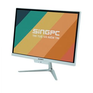 Máy tính để bàn SingPC M19K571-W - Intel Celeron G5900, 4Gb RAM, SSD 128GB, Intel UHD Graphics 610, 19 inch