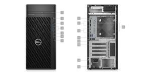 Máy tính trạm Dell Precision 3660 Tower 71015681 - Intel Core i9-12900, RAM 16GB, SSD 256GB + HDD 1TB, Intel UHD Graphics 770