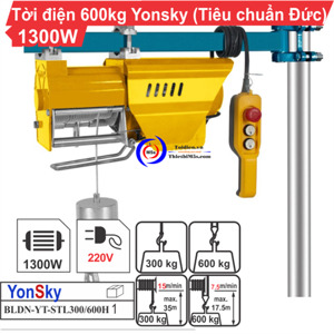 Máy tời điện Yonsky BLDN-YT-STL300/600