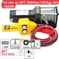 Máy Tời Kéo Xe Winch 3000 lbs/24V