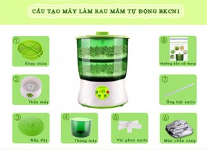 Máy trồng rau mầm tự động Bách Khoa BKCN1