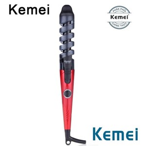 Máy Uốn Tóc Xoắn Ceramic Kemei KM-1026