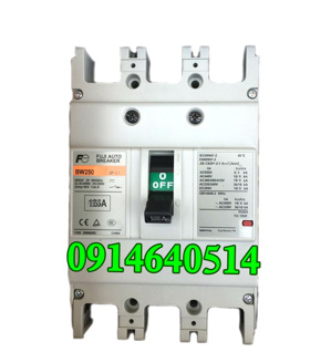 MCCB Fuji BW253E0 18kA 175A-250A