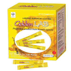 Men vi sinh Golden LAB - Men vi sinh từ Kim Chi Hàn Quốc (hộp 60 gói)