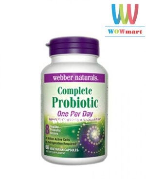 Men vi sinh Webber naturals Complete Probiotic 60 viên