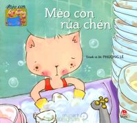 Mèo con hư hỏng mèo con rửa chén