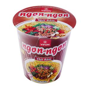 Mì ăn liền hương thịt bằm Ngon Ngon Vifon cốc 60g