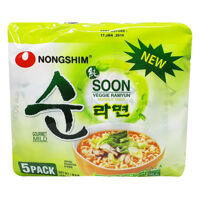 Mì chay rau củ Soon Nongshim (5 gói x 112g)