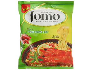 Mì Jomo vị tôm chua cay