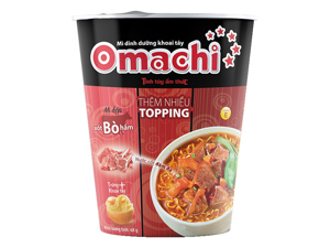 Mì khoai tây Omachi xốt bò hầm ly 68g