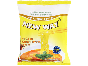 Mì không chiên New Way vị cà ri gói 85g