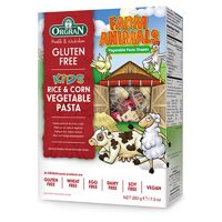 Mì nui bắp gạo rau củ Kid's rice & corn vegetable pasta Orgran 200g