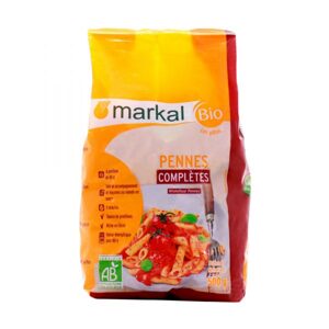 Mì ống lứt hữu cơ penne Markal gói 500g