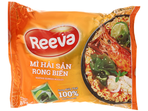 Mì Reeva hải sản rong biển gói 85g