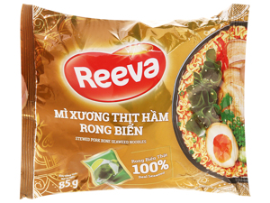 Mì Reeva xương thịt hầm rong biển gói 85g