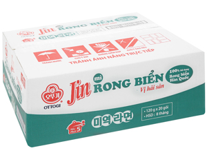 Mì rong biển Ottogi gói 120g x thùng 20 Gói