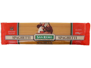 Mì Spaghetti số 5 San Remo gói 250g