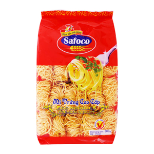 Mì trứng cao cấp Safoco gói 500g