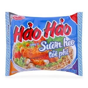 Mì vị sườn heo tỏi phi Hảo Hảo gói 73g