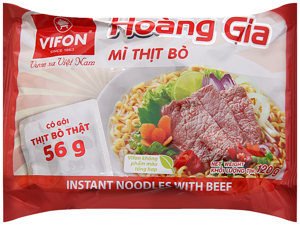 Mì Vifon Hoàng Gia thịt bò gói 120g