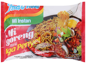 Mì xào khô Indomie Goreng Iga Penyet vị sườn gói 80g