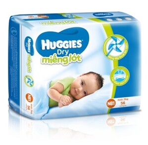 Miếng lót Huggies Newborn 1 56 miếng (trẻ từ 0 - 5kg)