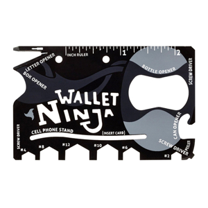 Miếng Thép ATM Đa Năng 18 Công Dụng Wallet Ninja Ubesthouse