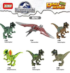 Minifigures xếp hình Mô hình khủng long Dinosaur Xinh X0243