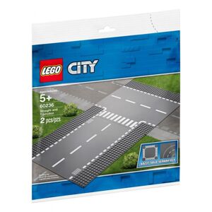 Mô hình đồ chơi lắp ráp Lego City - Đường thẳng và ngã ba 60236