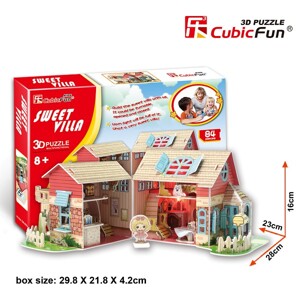 Mô Hình Giấy Cubic Fun Sweet Villa P615H