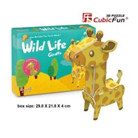 Mô Hình Giấy Wild Life Series-Giraffe CubicFun - K1503h