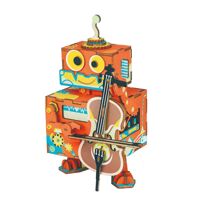 Mô hình Hộp nhạc Nghệ sỹ Contrebasse - Little Performer AMD53 Music Box Robotime